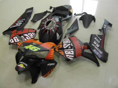 Carenagem Moto CBR 600RR 05-06 - Rossi Preto Fosco