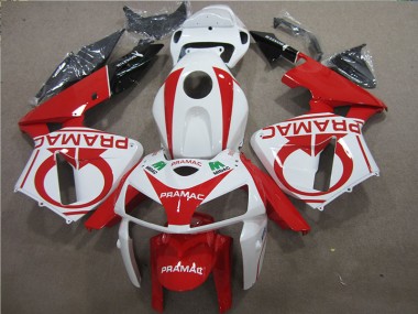 Carenagem Moto CBR 600RR 05-06 - Vermelho Branco PRAMAC