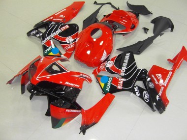 Carenagem Moto CBR 600RR 05-06 - Vermelho Preto Jomo