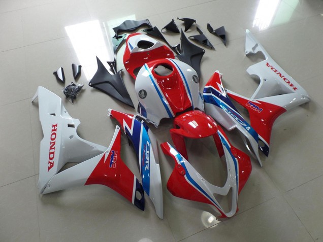 Carenagem Moto CBR 600RR 07-08 - Branco Vermelho Azul HRC