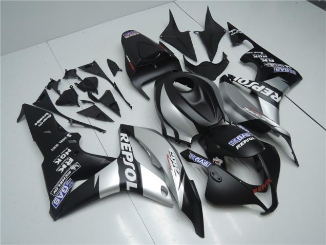 Carenagem Moto CBR 600RR 07-08 - Prata Repsol Preto Carenagem Moto CBR 600RR 07-08 - Prata Repsol Preto