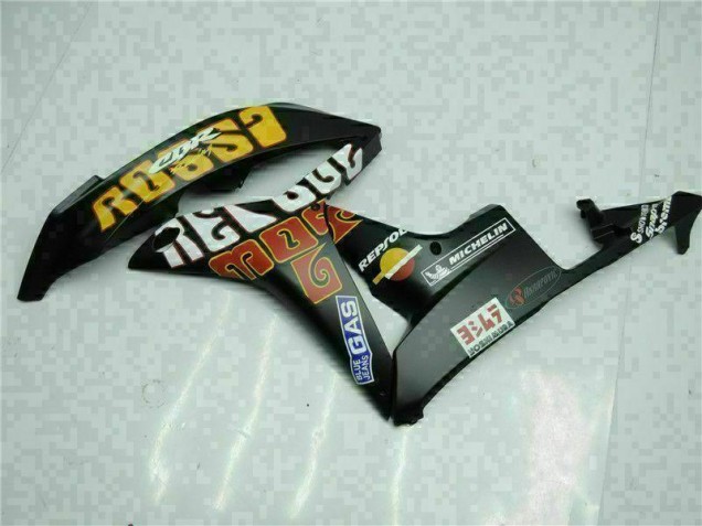Carenagem Moto CBR 600RR 07-08 - Preto Amarelo Repsol 46 Carenagem Moto CBR 600RR 07-08 - Preto Amarelo Repsol 46