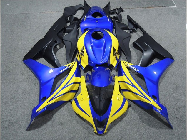 Carenagem Moto CBR 600RR 07-08 - Preto Azul Amarelo