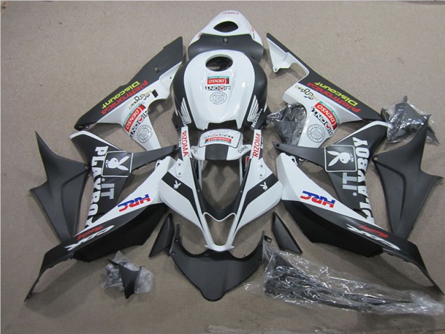 Carenagem Moto CBR 600RR 07-08 - Preto Branco HRC Carenagem Moto CBR 600RR 07-08 - Preto Branco HRC