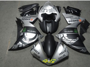 Carenagem Moto CBR 600RR 07-08 - Preto Prata Monster IVECO 46