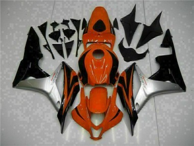 Carenagem Moto CBR 600RR 07-08 - Preto Vermelho Prata