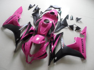 Carenagem Moto CBR 600RR 07-08 - Rosa Preto