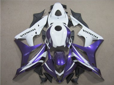 Carenagem Moto CBR 600RR 07-08 - Roxo Branco