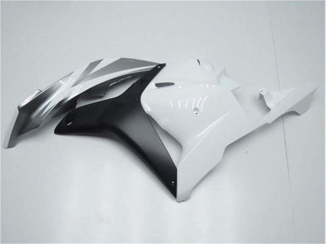 Carenagem Moto CBR 600RR 09-12 - Branco Prata Preto Carenagem Moto CBR 600RR 09-12 - Branco Prata Preto