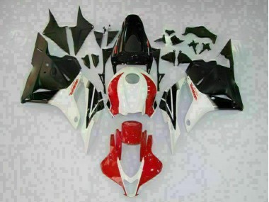 Carenagem Moto CBR 600RR 09-12 - Branco Preto Vermelho