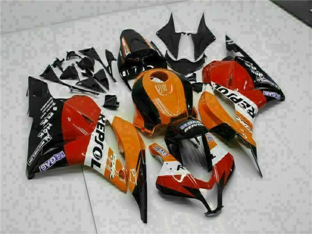 Carenagem Moto CBR 600RR 09-12 - Laranja Repsol Carenagem Moto CBR 600RR 09-12 - Laranja Repsol