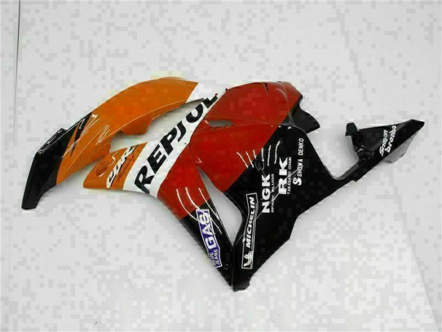 Carenagem Moto CBR 600RR 09-12 - Laranja Repsol Carenagem Moto CBR 600RR 09-12 - Laranja Repsol