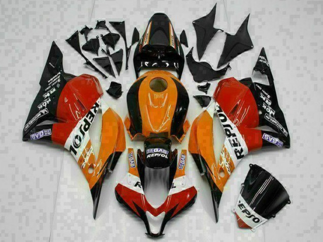 Carenagem Moto CBR 600RR 09-12 - Laranja Repsol Carenagem Moto CBR 600RR 09-12 - Laranja Repsol