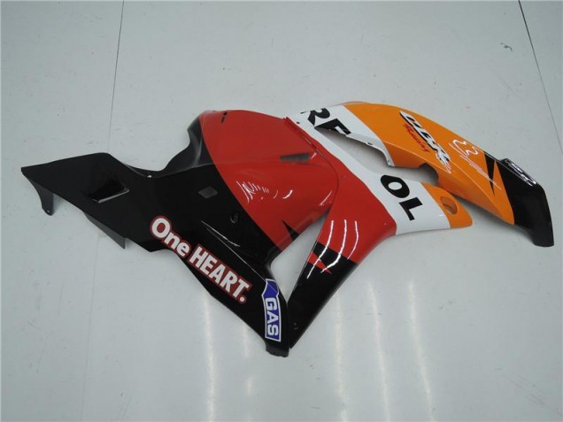Carenagem Moto CBR 600RR 09-12 - Laranja Vermelho Preto Repsol Carenagem Moto CBR 600RR 09-12 - Laranja Vermelho Preto Repsol