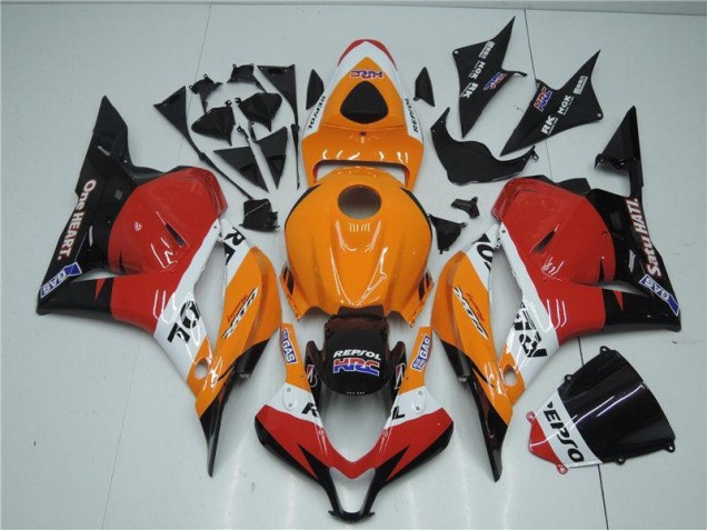 Carenagem Moto CBR 600RR 09-12 - Laranja Vermelho Preto Repsol Carenagem Moto CBR 600RR 09-12 - Laranja Vermelho Preto Repsol