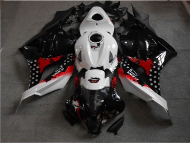 Carenagem Moto CBR 600RR 09-12 - Preto Branco Vermelho