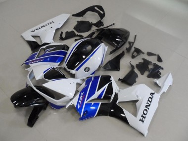 Carenagem Moto CBR 600RR 13-21 - Azul Preto Branco Estilo OEM