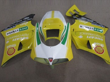Carenagem Moto Ducati 748 93-05 - Amarelo Shell Info Strrda