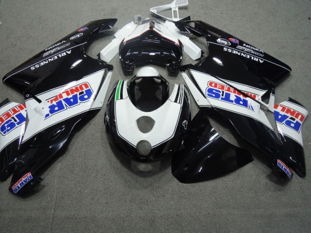 Carenagem Moto Ducati 749 03-04 - Preto Branco Carenagem Moto Ducati 749 03-04 - Preto Branco