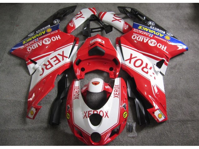 Carenagem Moto Ducati 749 05-06 - Vermelho Branco Xerox Carenagem Moto Ducati 749 05-06 - Vermelho Branco Xerox