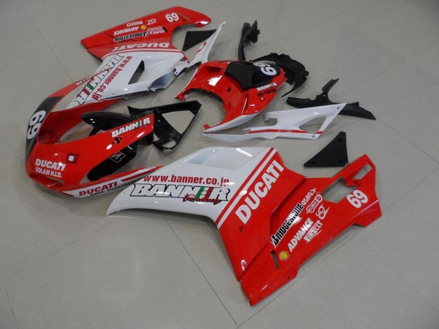 Carenagem Moto Ducati 848 1098 1198 07-14 - Laranja Bandeira 69 Carenagem Moto Ducati 848 1098 1198 07-14 - Laranja Bandeira 69