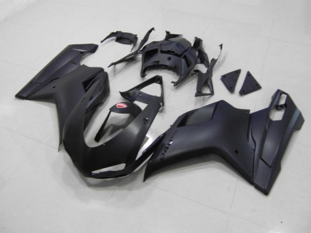 Carenagem Moto Ducati 848 1098 1198 07-14 - Preto Fosco Preto Adesivo Carenagem Moto Ducati 848 1098 1198 07-14 - Preto Fosco Preto Adesivo