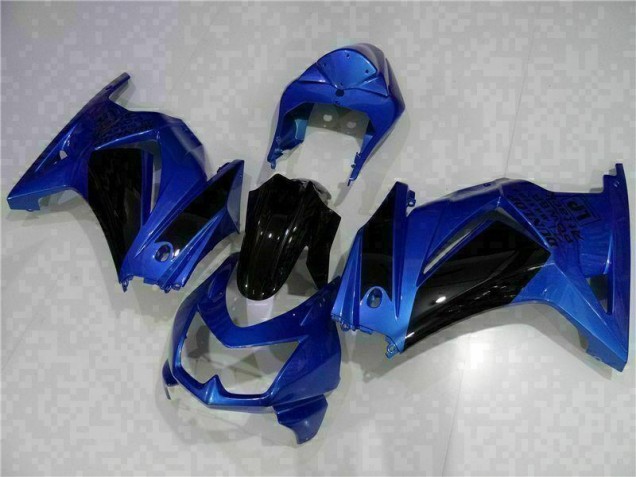 Carenagem Moto EX250 08-12 - Azul Preto Carenagem Moto EX250 08-12 - Azul Preto