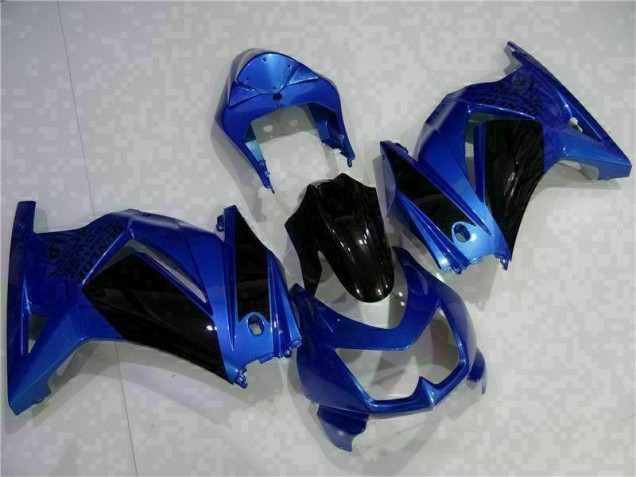 Carenagem Moto EX250 08-12 - Azul Preto Carenagem Moto EX250 08-12 - Azul Preto