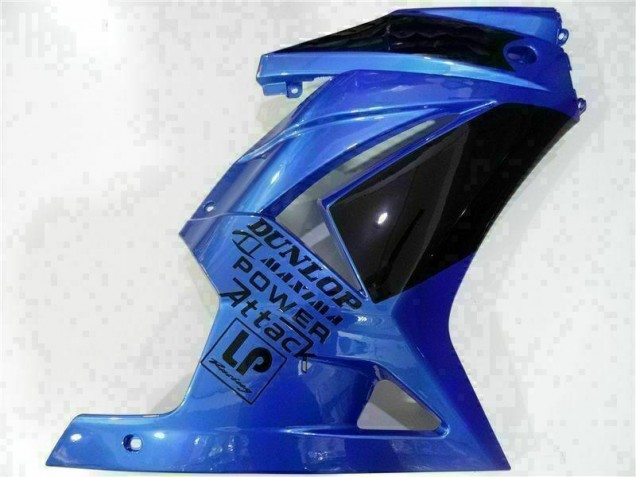 Carenagem Moto EX250 08-12 - Azul Preto Carenagem Moto EX250 08-12 - Azul Preto