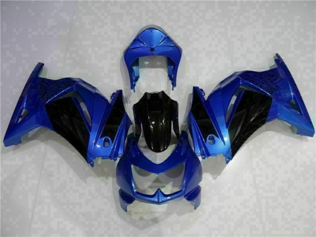 Carenagem Moto EX250 08-12 - Azul Preto Carenagem Moto EX250 08-12 - Azul Preto