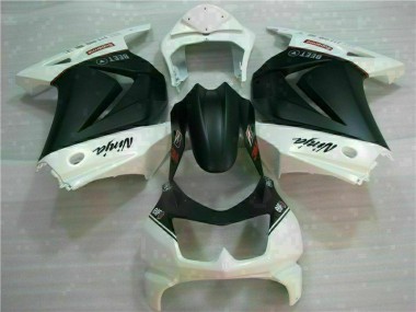 Carenagem Moto EX250 08-12 - Branco Preto Ninja 3M