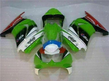 Carenagem Moto EX250 08-12 - Branco Verde Preto Ninja