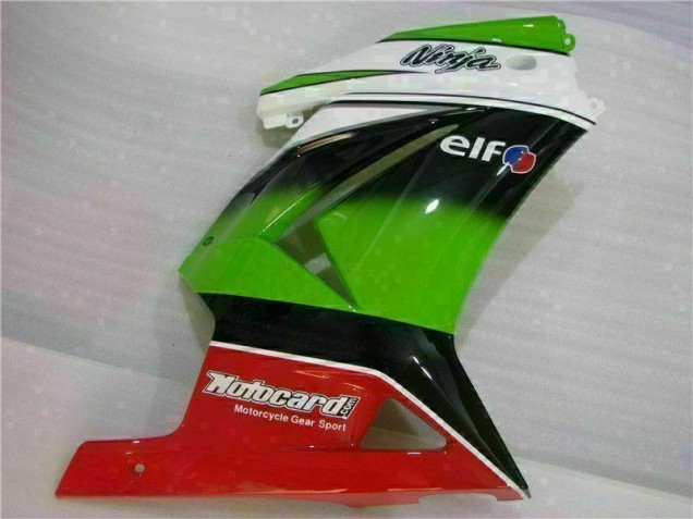 Carenagem Moto EX250 08-12 - Branco Verde Preto Ninja Carenagem Moto EX250 08-12 - Branco Verde Preto Ninja