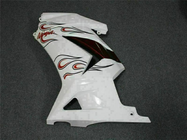 Carenagem Moto EX250 08-12 - Branco Vermelho