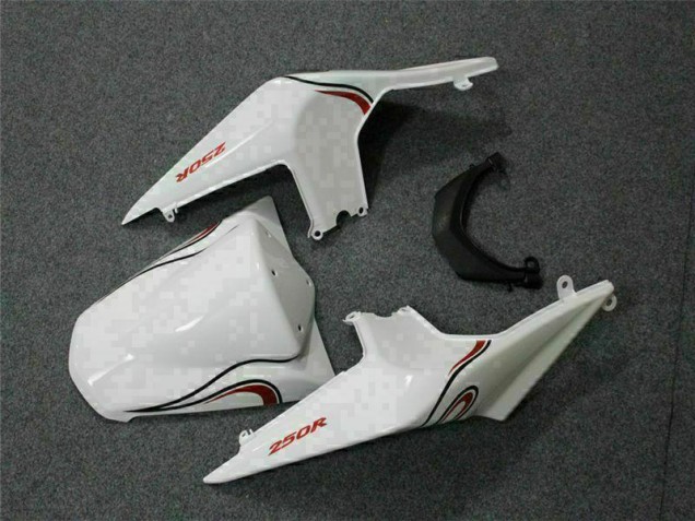 Carenagem Moto EX250 08-12 - Branco Vermelho
