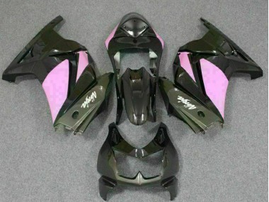 Carenagem Moto EX250 08-12 - Preto Rosa Ninja