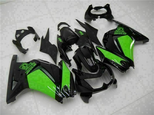 Carenagem Moto EX250 08-12 - Preto Verde Ninja Carenagem Moto EX250 08-12 - Preto Verde Ninja