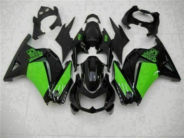 Carenagem Moto EX250 08-12 - Preto Verde Ninja Carenagem Moto EX250 08-12 - Preto Verde Ninja