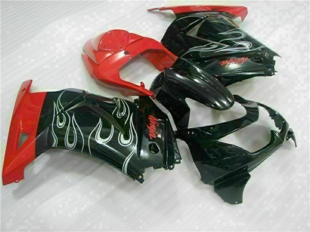 Carenagem Moto EX250 08-12 - Preto Vermelho Ninja Carenagem Moto EX250 08-12 - Preto Vermelho Ninja