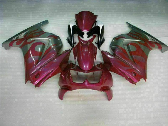 Carenagem Moto EX250 08-12 - Roxo Vermelho Carenagem Moto EX250 08-12 - Roxo Vermelho