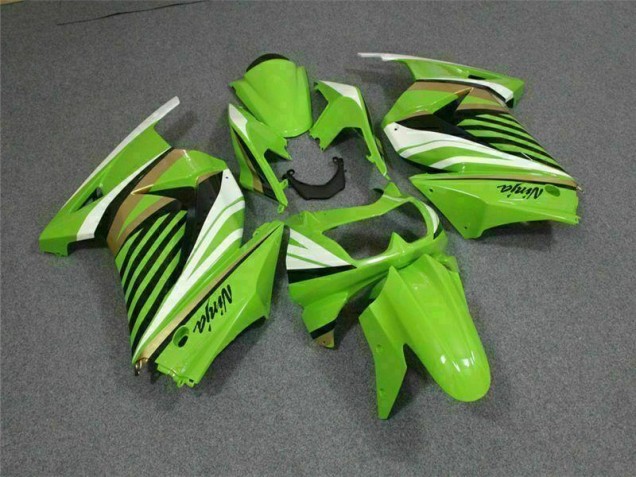 Carenagem Moto EX250 08-12 - Verde Branco Preto Ninja Carenagem Moto EX250 08-12 - Verde Branco Preto Ninja