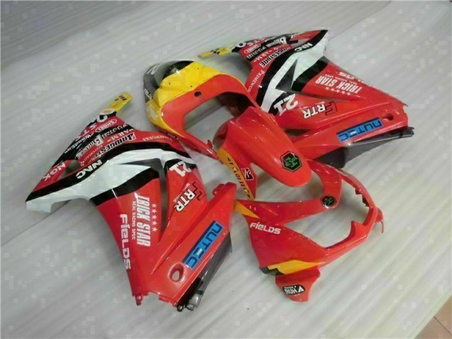 Carenagem Moto EX250 08-12 - Vermelho Amarelo Carenagem Moto EX250 08-12 - Vermelho Amarelo