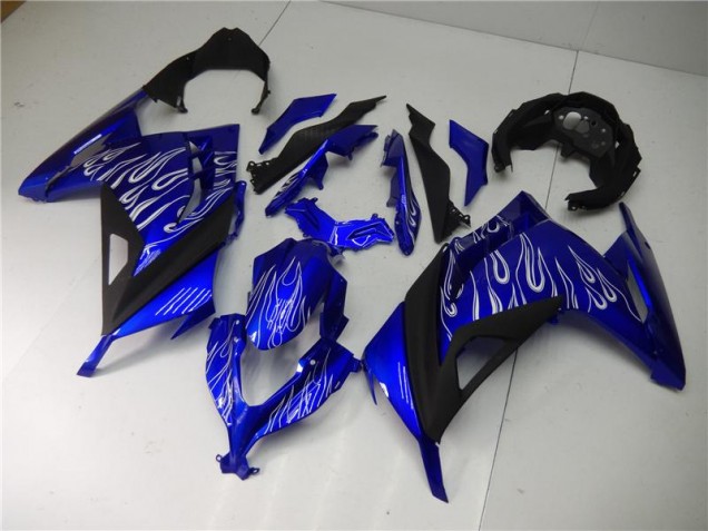 Carenagem Moto EX300 13-16 - Azul Branco Preto Carenagem Moto EX300 13-16 - Azul Branco Preto