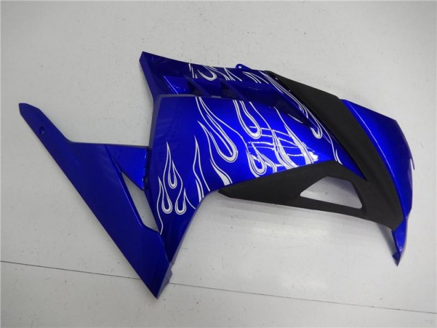 Carenagem Moto EX300 13-16 - Azul Branco Preto Carenagem Moto EX300 13-16 - Azul Branco Preto