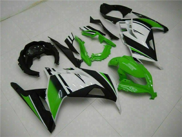 Carenagem Moto EX300 13-16 - Verde Preto Prata Carenagem Moto EX300 13-16 - Verde Preto Prata