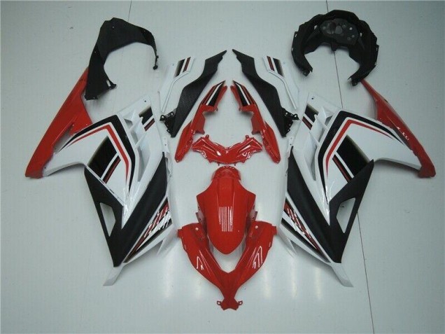 Carenagem Moto EX300 13-16 - Vermelho Branco Preto Carenagem Moto EX300 13-16 - Vermelho Branco Preto