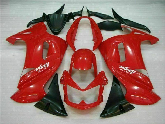 Carenagem Moto EX650 06-08 - Brilhante Vermelho Carenagem Moto EX650 06-08 - Brilhante Vermelho