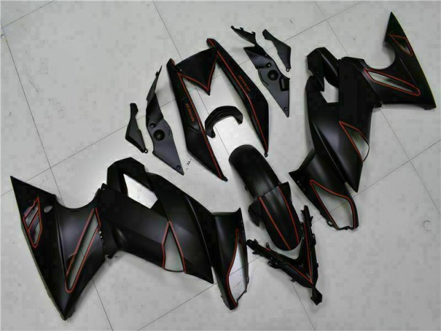 Carenagem Moto EX650 12-16 - Preto Vermelho Carenagem Moto EX650 12-16 - Preto Vermelho