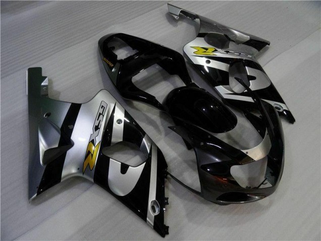 Carenagem Moto GSXR 1000 K1 00-02 - Prata Preto