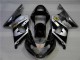 Carenagem Moto GSXR 1000 K1 00-02 - Prata Preto